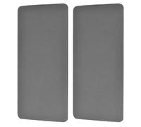 uxcell 2pcs Refrigerator Drip Catcher, Quick Dry Water Drip Pads, Protects Water Dispenser Pan from Spills, Dark Grey