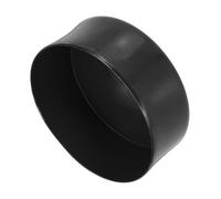 uxcell 2pcs Rubber End Caps 130mm(5 1/8 Inch) ID x 80mm(3 1/8 Inch) H Vinyl Round Tube Bolt Cap Cover Screw Thread Protectors Black