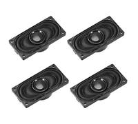 uxcell 2W 8 Ohm DIY Magnetic Speaker 20mm X 40mm Square Shape Replacement Loudspeaker for Laptop 4pcs