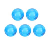 uxcell 30mm Diameter Acrylic Ball Blue Plexiglass Sphere Ornament Solid Balls 1.2 Inches for Home Decor 5 Pcs