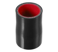uxcell 38-42mm/1.5"-1.7" ID 76mm 2.99" Length Silicone Straight Coupler Hose Silicone Reducer Straight Coupler Hose Universal Black Red