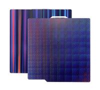 uxcell 3D Printer H1H Build Plate Removable Platforms, Spring Steel Plate Flexible Sheet 257mm x 257mm, Light Beam+Phantom H1H