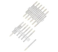 uxcell 3mm Wool Felt Mounted Points Tapered Polishing Bits Burrs Buffing Wheels with 1/8" Shank 20 Pcs