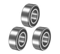 uxcell 3Pcs 3207-2RS/5207-2RS Double Row Sealed Angular Contact Ball Bearing, 35 x 72 x 27mm Ball Bearings for Electric Motor, Pumps, Compressors, Agricultural Machinery