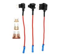 uxcell 3pcs Car Fuse Tap Kit with 3pcs 7.5A Standard Low Profile Mini Fuse