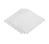 uxcell 3Pcs GR2 Titanium Plate Sheet, 100x100x1mm Titanium Alloy Metal Sheet for Industrial Machinery Metalworking (4"x4"x0.04")