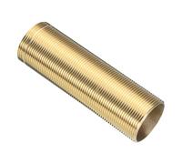uxcell 4" Faucet Mount Extension Shank Brass Threaded Pipe Lengthen Mounting Shank Lengthen Fixed High Foot Golden 1PCS