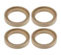 uxcell 4 Pcs Universal 3 Inch Speaker Subwoofer Mounting Spacer Rings Beige
