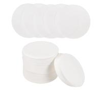 uxcell 400 Count 2.1" Round Coffee Filters, Disposable Paper Percolator Coffee Filters Natural Unbleached Wood Fiber,Suitable for Pour Over Coffee Filter Drip Coffee Maker White
