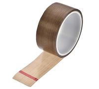 uxcell 40mm PTFE Coated Fabric Tape Brown High Temperature Tape for Vacuum,Hand and Impulse Sealers Adhesive Tape 10m/32.8ft