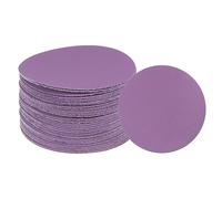 uxcell 40pcs 1000 Grit Purple Sanding Discs 3 Inch Hook and Loop Aluminum Oxide Orbital Sanding Pads Paper Wet Dry Polish for Metal Woodworking Drywall