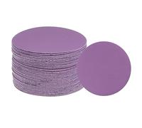 uxcell 40pcs 1200 Grit Purple Sanding Discs 3 Inch Hook and Loop Aluminum Oxide Orbital Sanding Pads Paper Wet Dry Polish for Metal Woodworking Drywall