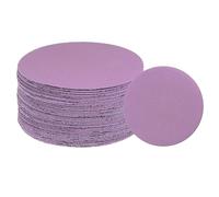 uxcell 40pcs 5000 Grit Purple Sanding Discs 3 Inch Hook and Loop Aluminum Oxide Orbital Sanding Pads Paper Wet Dry Polish for Metal Woodworking Drywall