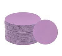 uxcell 40pcs 7000 Grit Purple Sanding Discs 3 Inch Hook and Loop Aluminum Oxide Orbital Sanding Pads Paper Wet Dry Polish for Metal Woodworking Drywall