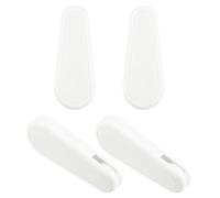 Uxcell 4Pcs Blinds Cord Weight, POM 83mm/3.27" Rounded Roller Blinds Handle Tensioner Weight for Vertical Blind Roman Blinds Chains Ball Beaded Chain Window Accessories, White