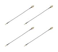 uxcell 4Pcs MMCX Male to SMA Female Bulkhead RF Adapter Connector 2inch RF1.37 Cable