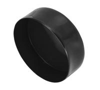 uxcell 4pcs Rubber End Caps 160mm(6 5/16 Inch) ID x 80mm(3 1/8 Inch) H Vinyl Round End Cap Cover Screw Thread Protectors Black