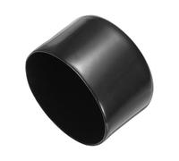 uxcell 4pcs Rubber End Caps 63mm(2 1/2 Inch) ID x 40mm(1 9/16 Inch) H Vinyl Round End Cap Cover Screw Thread Protectors Black