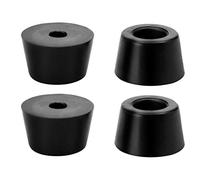 uxcell 4pcs Rubber Feet Bumpers Furniture Table Amplifier Speaker Cabinet Leg Pads D19x16xH11mm