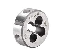 uxcell 5/16-18 UNC Round Die, Machine Thread Right Hand Threading Die, Alloy Tool Steel Screw Thread Cutting Die