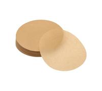 uxcell 500Pcs Parchment Paper Rounds 3-1/2 Inch, Round Parchment Paper Non Stick for Baking Small Cakes, Separating Frozen Meat, Toaster Oven, Brown