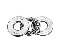 uxcell 51304 Thrust Ball Bearings 20mm x 47mm x 18mm Chrome Steel ABEC3 Single Row Roller