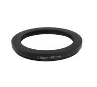 Uxcell 58mm to 46mm Black Metal Adapter Ring for Camera (Nikon 1)