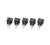 uxcell 5pcs DC 12V T5-V2 Amber Dashboard Indicator Signal Light for Car Internal