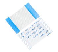 uxcell 5pcs FFC Flexible Flat Cable, 18 Pins 1 mm Pitch 30mm FPC FFC Flexible Ribbon Cable for LCD TV Car Audio DVD Player Laptop (A Type)