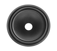 uxcell 6" Paper Speaker Cone Subwoofer Cones Drum Paper 1" Voice Coil Diameter with Rubber Surround Matte Black