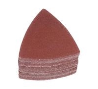 uxcell 60pcs Triangular Hook & Loop Sandpapers 180 Grits 3-1/8" Aluminum Oxide Sanding Pads Random Orbital Mouse Detail Sander Papers Oscillating Multi Tool Sheets