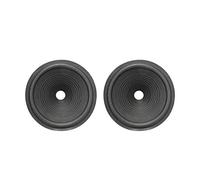 uxcell 8" Paper Speaker Cone Subwoofer Drum Ripple Paper 1" Coil Diameter with Foam Surround Dark Grey 2 Pcs