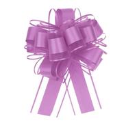 Uxcell 8pcs 4 Inch Large Big Pull Bow Organza Gift Wrapping Bows Ribbon for Wedding Car Baskets Presents Christmas Bow, Hot Pink