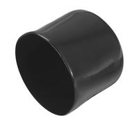 uxcell 8pcs Rubber End Caps 47mm ID Vinyl Round End Cap Cover Screw Thread Protectors Black
