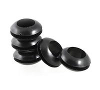 Uxcell a11091400ux0182 Wire Protective Rubber Double Sided Grommets 10mm Black