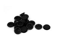 Uxcell a15090400ux0549 20pcs Black Rubber Closed Blind Blanking Hole Wire Cable Grommets 14mm (Pack of 20)
