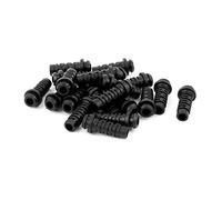 uxcell a16011800ux0237 Rubber Strain Relief Cord Boot Protector Cable Sleeve 27x8x5mm 20pcs (Pack of 20)