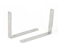 uxcell a16061400ux0208 Angle Bracket 200Mm x 140Mm Stainless Steel L Shaped Wall Mounted Angle Bracket Brace 2Pcs