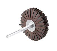 uxcell Abrasive Cloth Flap Wheel Sanding Star 1/4-Inch Shank for Woodworking Root Carving Furniture Polishing 400 Grit