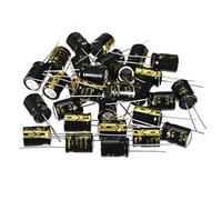 uxcell Aluminum Radial Electrolytic Capacitor with 10uF 400V 105 Celsius Life 2000H 10 x 13 mm Black 30pcs