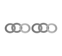 uxcell AXK3047 Thrust Needle Roller Bearings with Washers 30mm Bore 47mm OD 2mm Width 2pcs