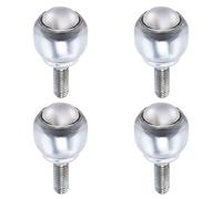uxcell Ball Transfer Bearing Unit 12mm 17Lbs Carbon Steel Bolt-Fixing Type for Transmission Pack of 4