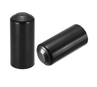 uxcell Battery Cover Mic Battery Screw on Cap Cup Cover for PGX24 SLX24 PG58 SM58 BETA58 Wireless Black 2Pcs