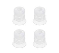 uxcell Bellows Suction Cup,15mm Diameter x M5 Joint Silicone Vacuum Industrial Pneumatic Suction Cup 4pcs