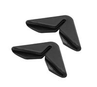 Uxcell Black Rubber Car Door Edge Guard Protector, 2pcs, Door Surface Recommendation, Right Angle Fit, 2.5mm Thickness