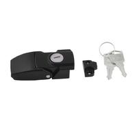 uxcell Cabinet Black Coated Metal Hasp Latch Toggle Lock w Two Keys
