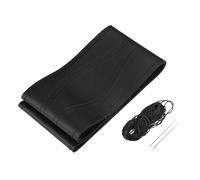uxcell Car Hand Sewn Steering Wheel Cover Stitch Fit 15.4-16 Inch Black