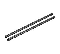 uxcell Carbon Fiber Tubes, 500mm x 18mm x 16mm 3K Hollow Carbon Wrapped Tubing Round Plain Weave Glossy Surface for Quadcopter Pack of 2