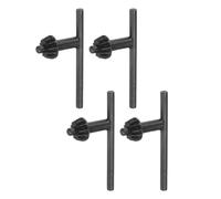 uxcell Chuck Key 6mm Key 12 Teeth for 1.5-13mm Drill Chuck Black 4pcs