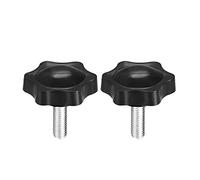 uxcell Clamping Handle Screw Knobs Handle Star Knob M6 x 16mm Male Thread 2pcs